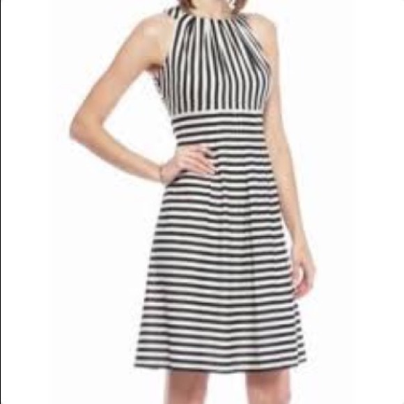 Nine West Dresses & Skirts - NWT NINE WEST Black & White Striped Sheath Dress